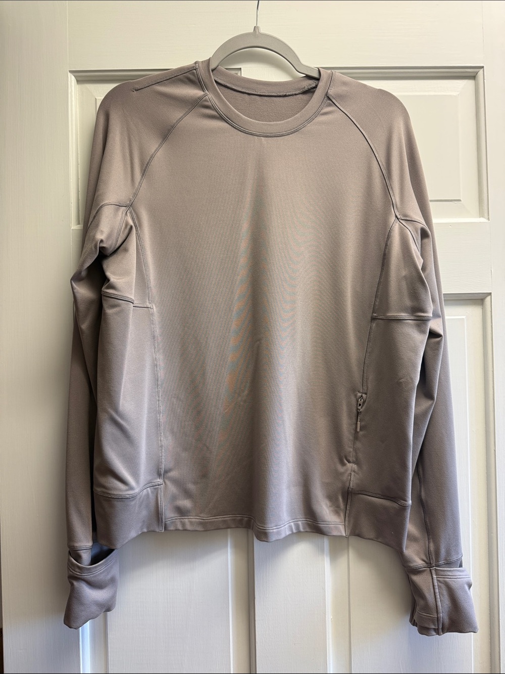 Women’s medium Lululemon long-sleeve shirt  - Taupe